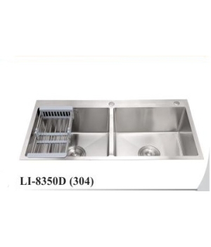 Chậu rửa chén inox 304 thân không sơn LI-8350D