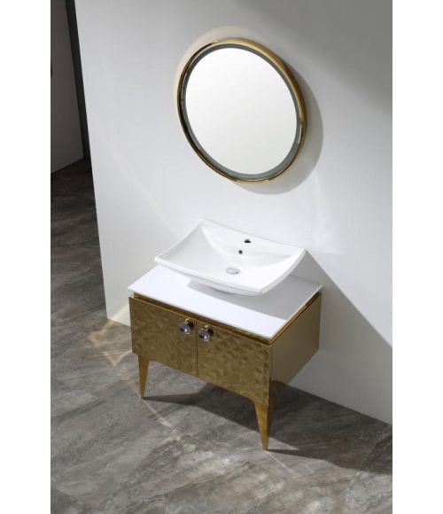 TỦ LAVABO MẠ VẠNG LI-2353V