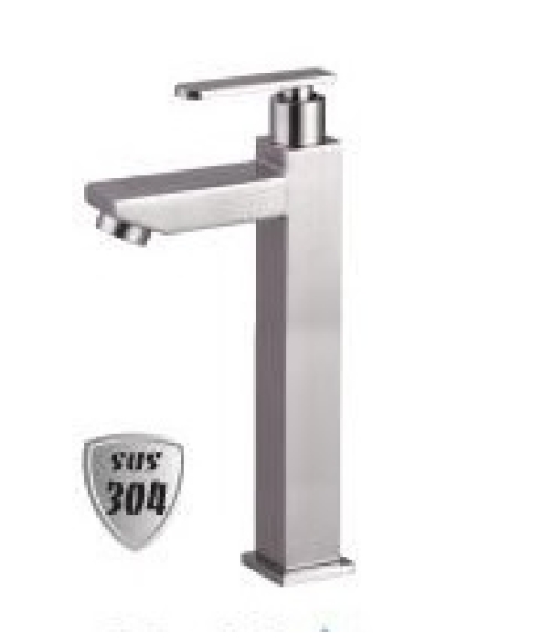 Vòi lavabo lạnh cao inox 304 LI-5002